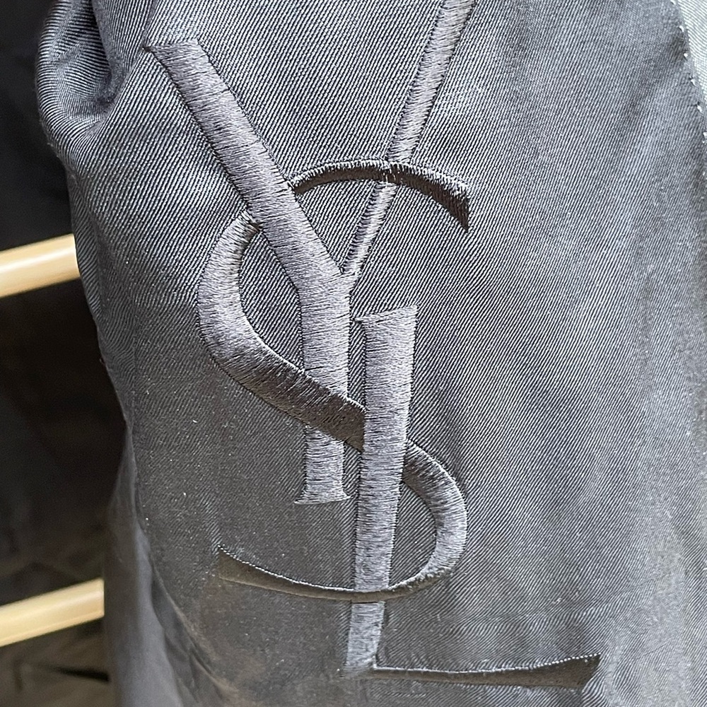 YSL Rive Gauche Sportcoat 44 Tom Ford Era Slubby Silk Blend Peak Lapel Jacket - Picture 7 of 9